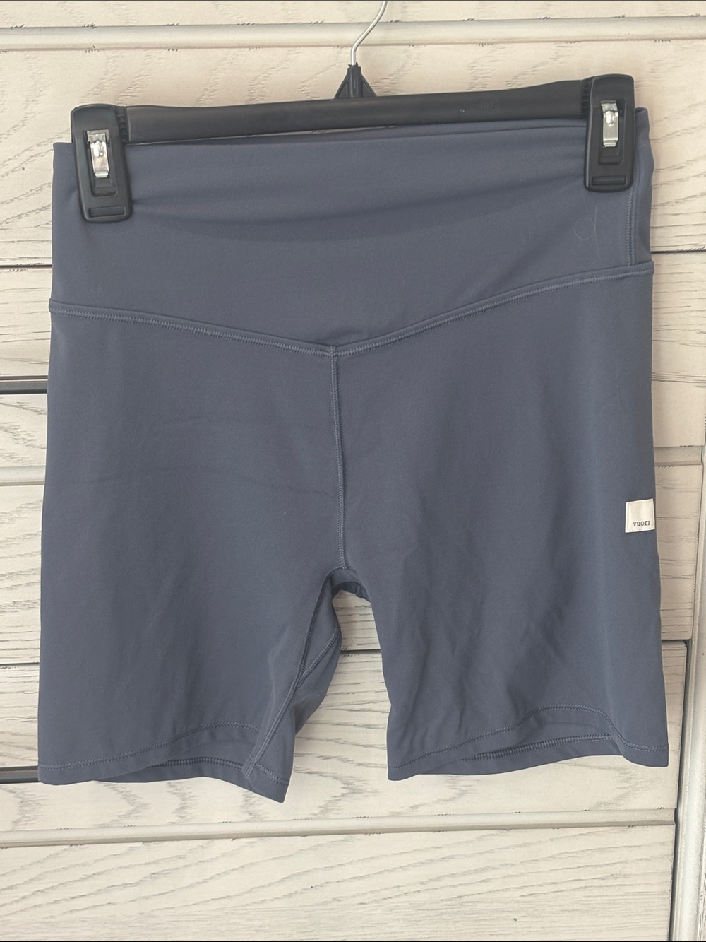 Vuori Women's Bike Shorts - Slate Blue